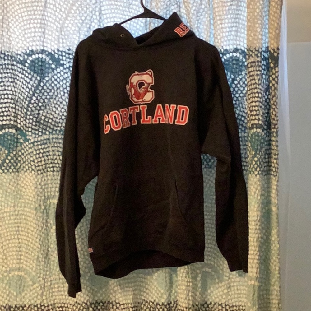 Black and Red Cortland Sweatshirt